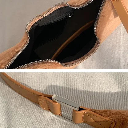 Soft Half Moon Shoulder Bag - Image 6