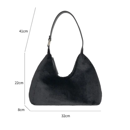 Soft Half Moon Shoulder Bag - Image 7