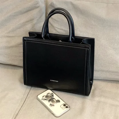 Square Sleek Tote Shoulder Bag