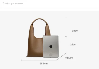 Minimalist Solid Shoulder Bag - Image 7