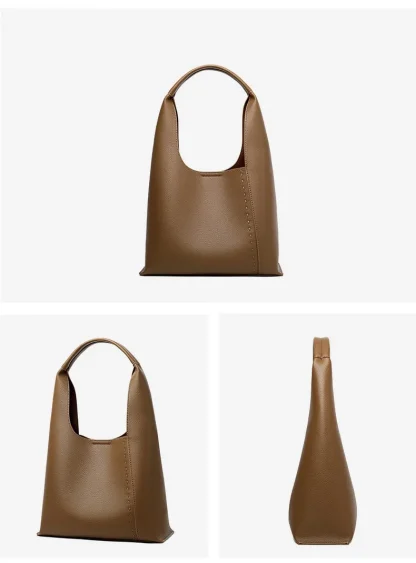 Minimalist Solid Shoulder Bag - Image 6