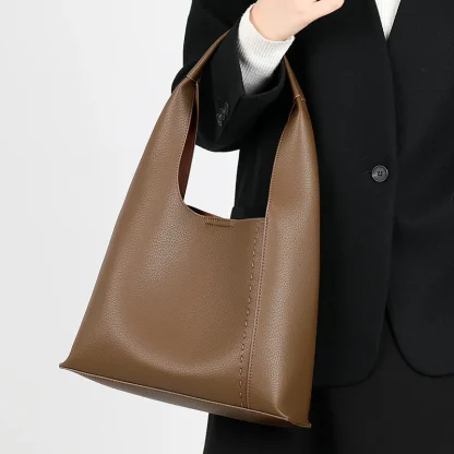 Minimalist Solid Shoulder Bag