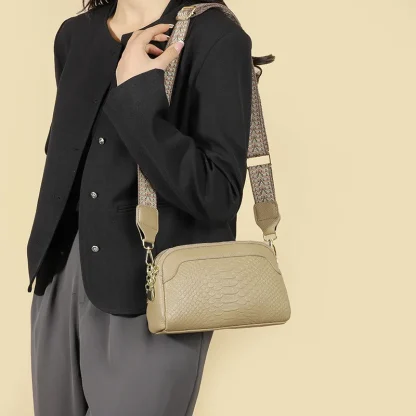 Wide Strap Crossbody Shoulder Bags - Image 2