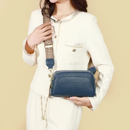 Wide Strap Crossbody Shoulder Bags
