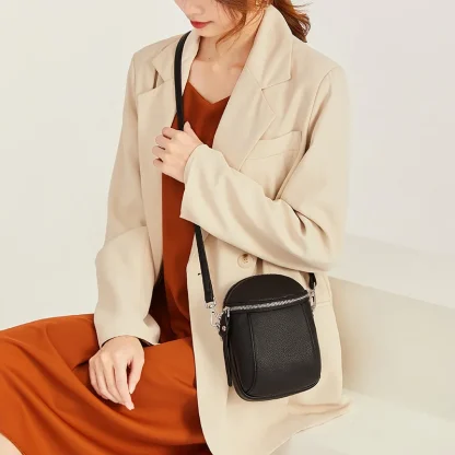 Double Compartment Mini Shoulder Bag - Image 2