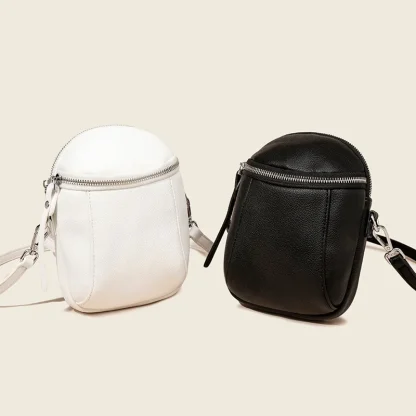 Double Compartment Mini Shoulder Bag - Image 5