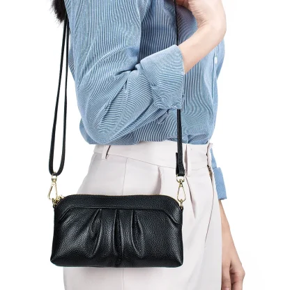 Zippered Clutch Shoulder Bags