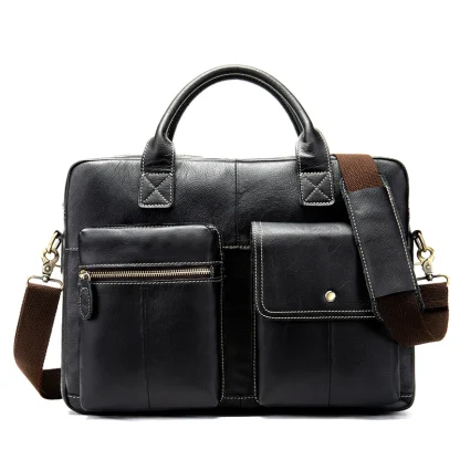 Multi-pocket Briefcase Shoulder Bags
