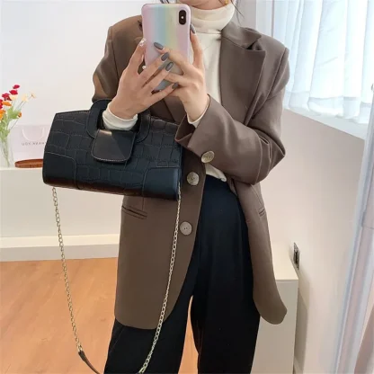 Chain Strap Elegant Shoulder Bag - Image 2