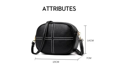 Small Zippered Shoulder Bags - Image 7