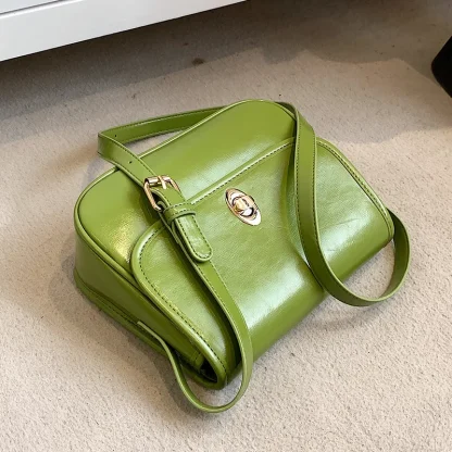 Minimalist Flap Solid Shoulder Bags - Image 2