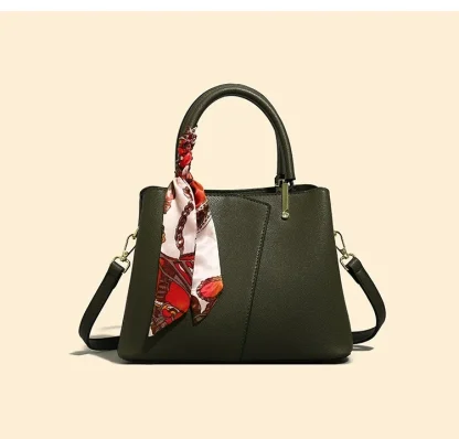 Luxury Zippered Solid Shoulder Bags - Image 3