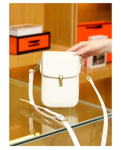 Mini Flap Solid Shoulder Bags - Image 4