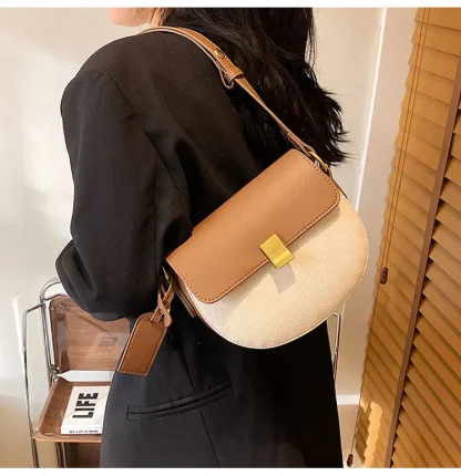 Semi-circle Saddle Shoulder Bags - Image 5