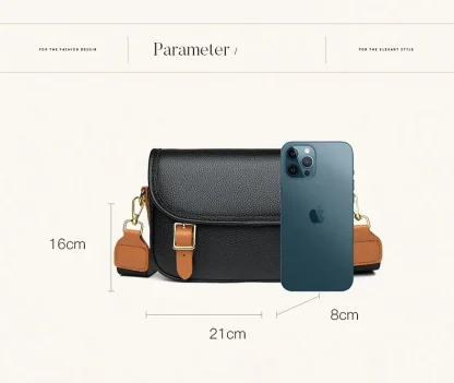 Flap Satchel Shoulder Bags - Image 7