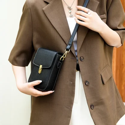 Mini Flap Solid Shoulder Bags - Image 3