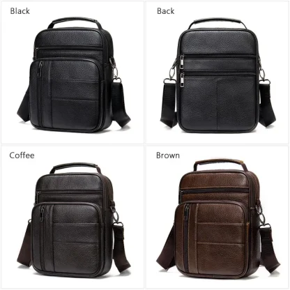 Multi Zippered Pocket Shoulder Bag - Image 5
