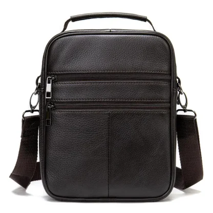 Multi Zippered Pocket Shoulder Bag