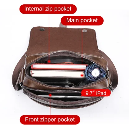 Men's Crossbody Shoulder Bags - Image 4