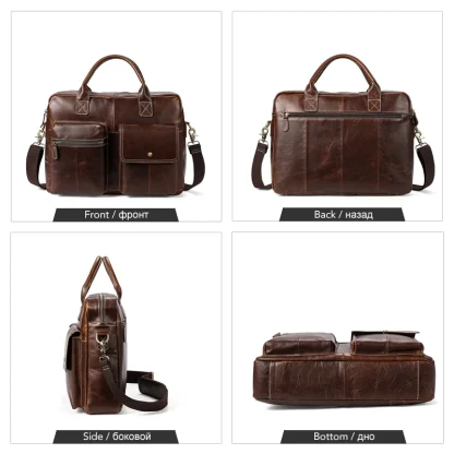 Multi-pocket Briefcase Shoulder Bags - Image 4