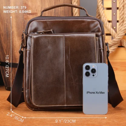 Retro Messenger Shoulder Bag - Image 7