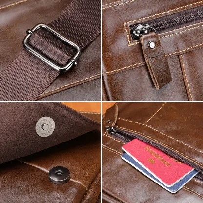 Retro Messenger Shoulder Bag - Image 3