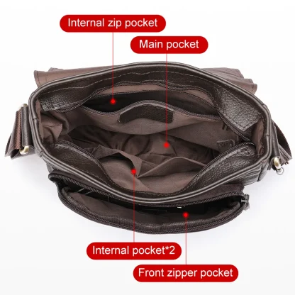 Roomy Messenger Shoulder Bag - Image 5