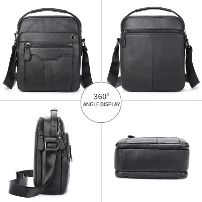 Wire Hole Men's Shoulder Bag - Image 6