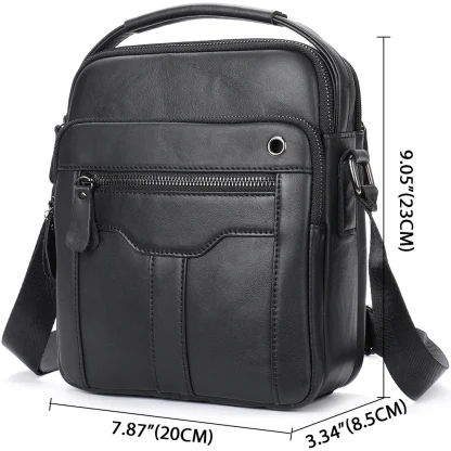 Wire Hole Men's Shoulder Bag - Image 7