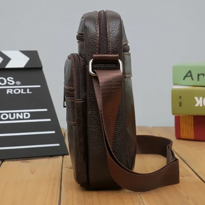 Zippered Pockets Shoulder Bag - Image 3