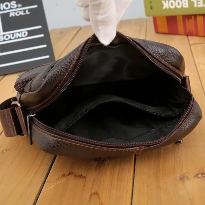 Zippered Pockets Shoulder Bag - Image 6
