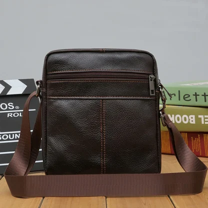 Zippered Pockets Shoulder Bag - Image 2
