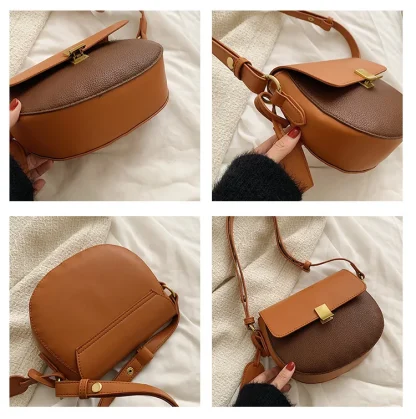 Semi-circle Saddle Shoulder Bags - Image 6